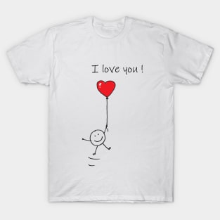 i love you valentine day Tshirt T-Shirt